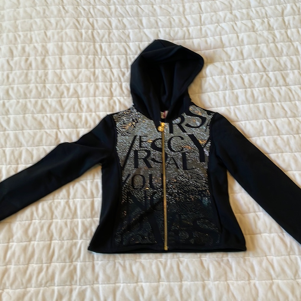 Young Versace Studded toddler girls jacket